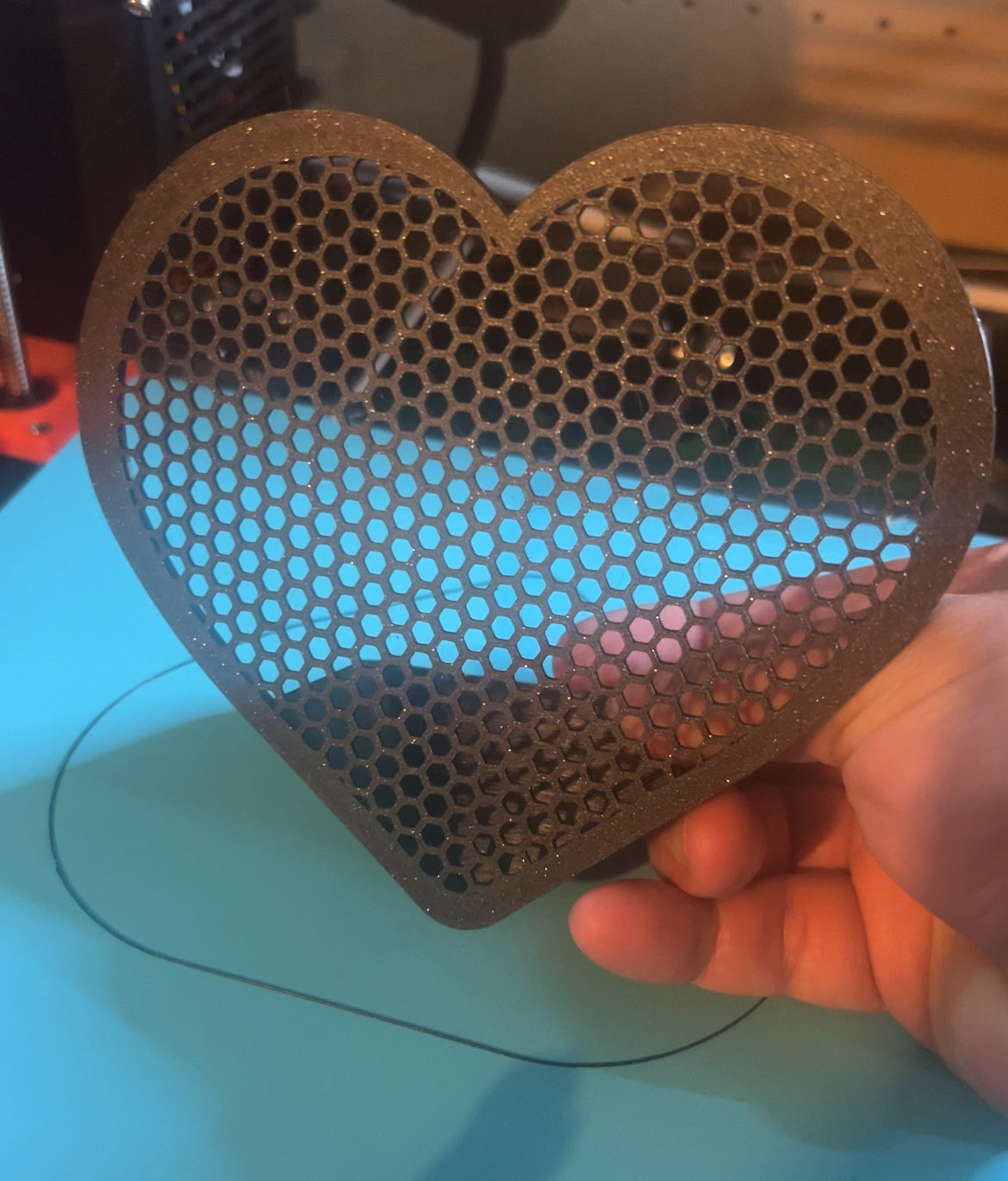 Heart Shaped Jewelry & Collectible Pin Stand