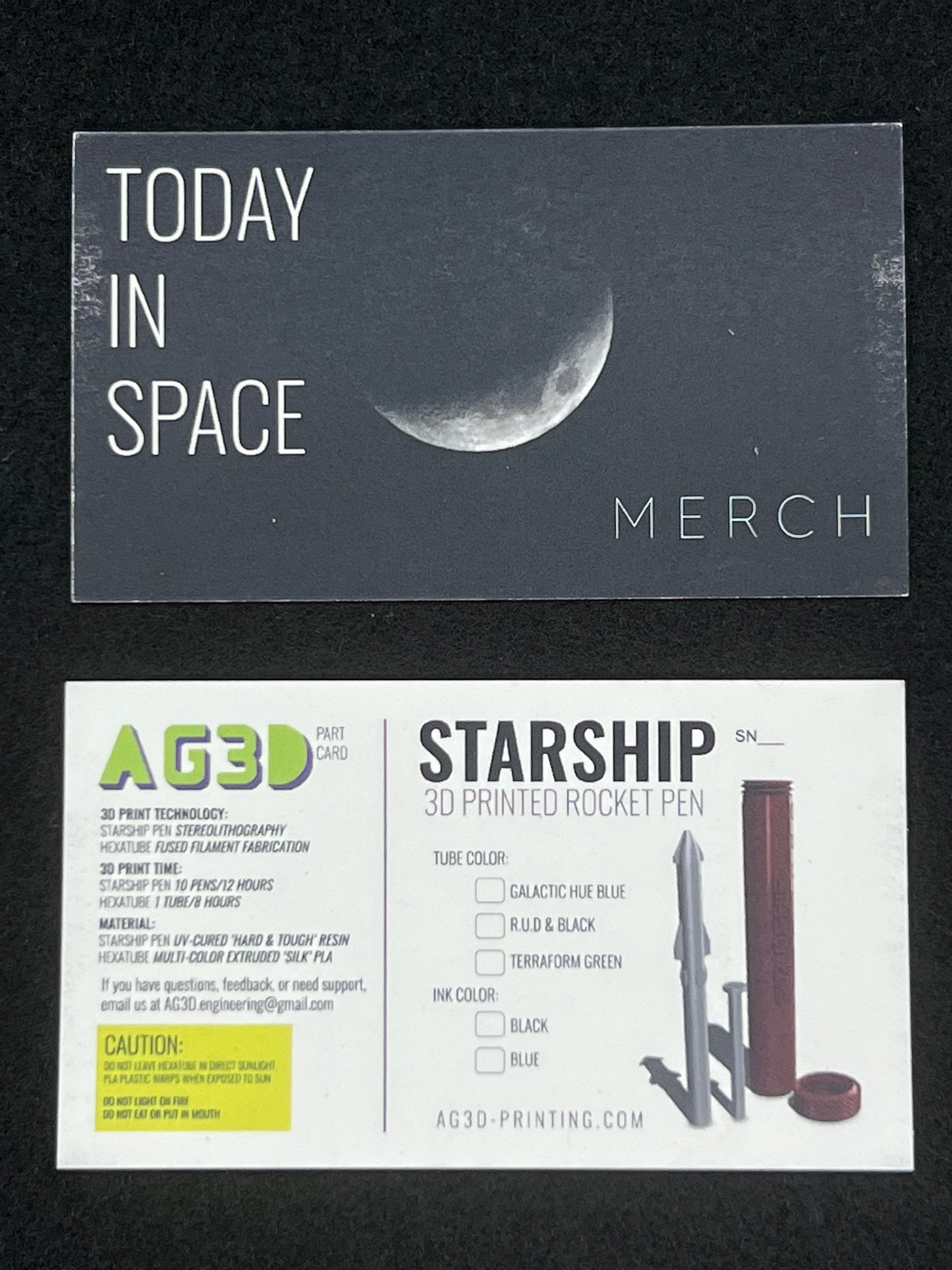 SpaceX Starship Rocket Pen 3D PRINTED - The perfect Space Nerd Gift