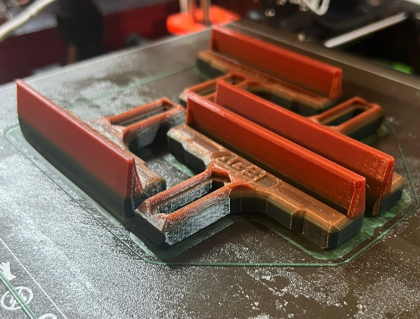 RAINBOW Roll 3Dprinted TCG Stand for Graded Slabs & Top Loaders RANDOM colors