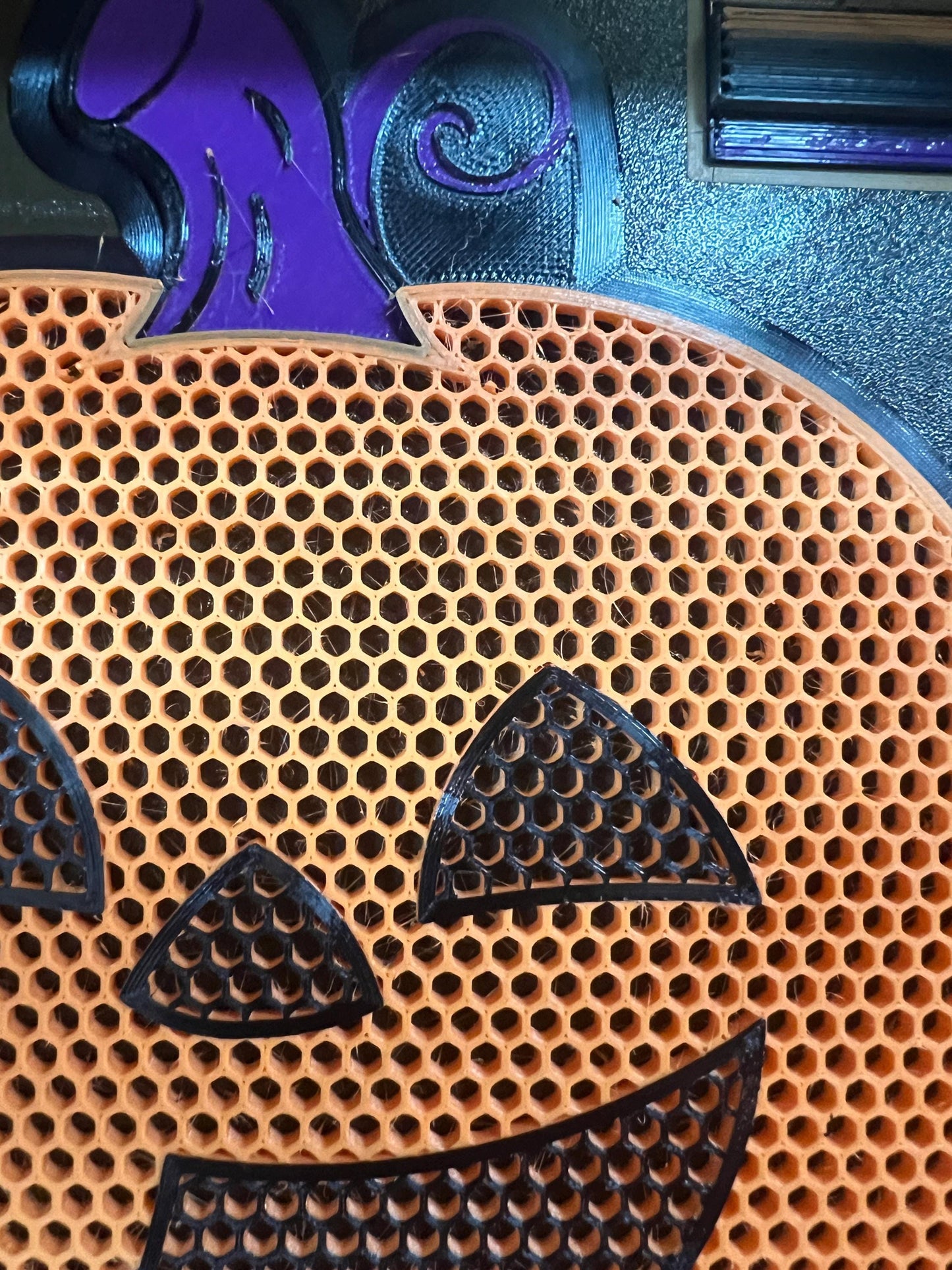 Halloween Spooktacular Pin Collectors Stand 3DPRINTED | Holds 5-10 pins | Pins not included