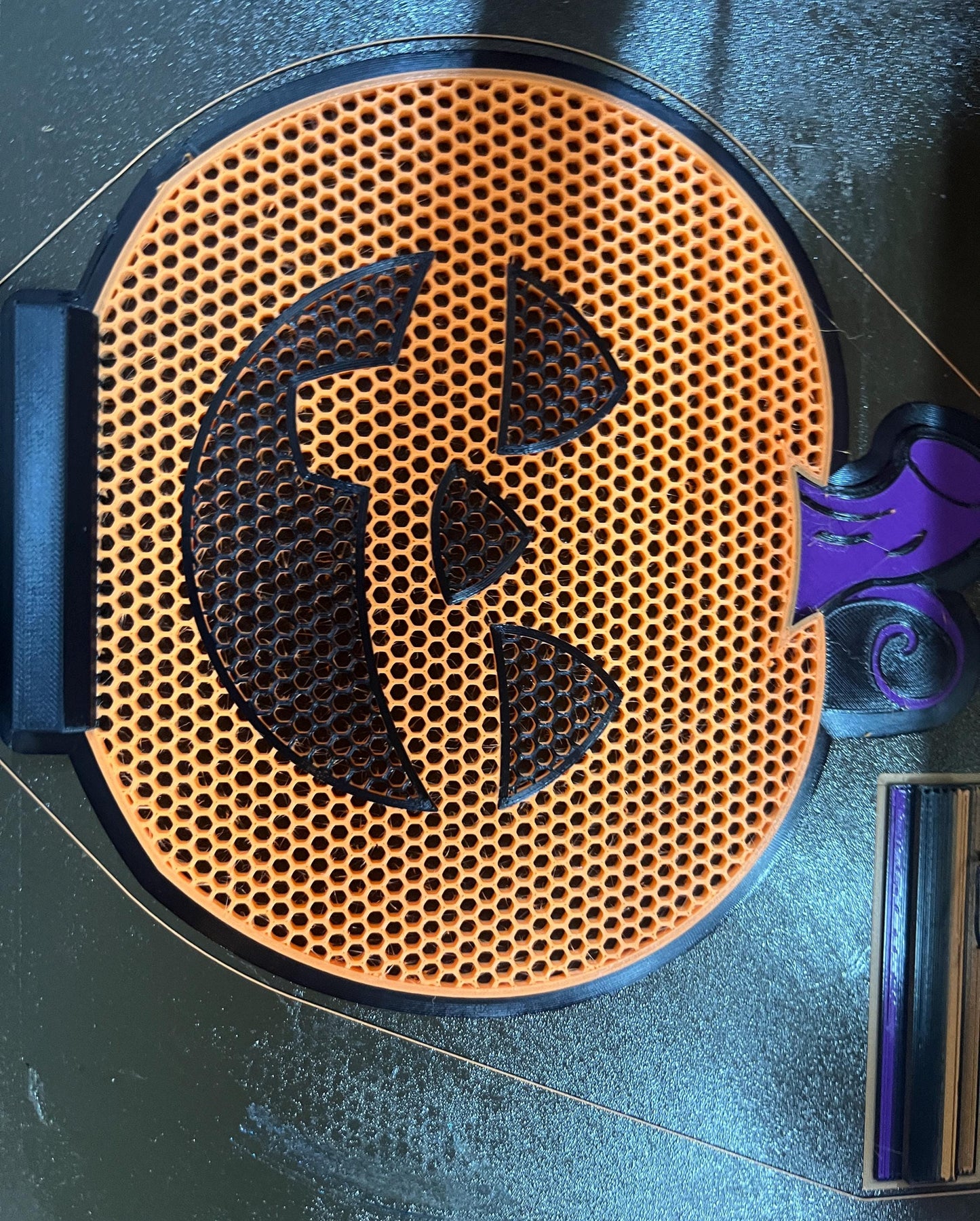 Halloween Spooktacular Pin Collectors Stand 3DPRINTED | Holds 5-10 pins | Pins not included