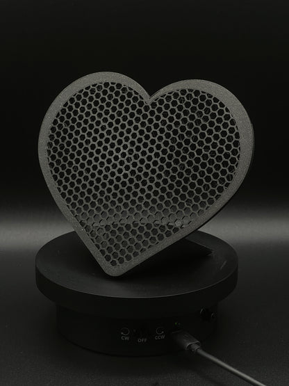 Heart Shaped Jewelry & Collectible Pin Stand