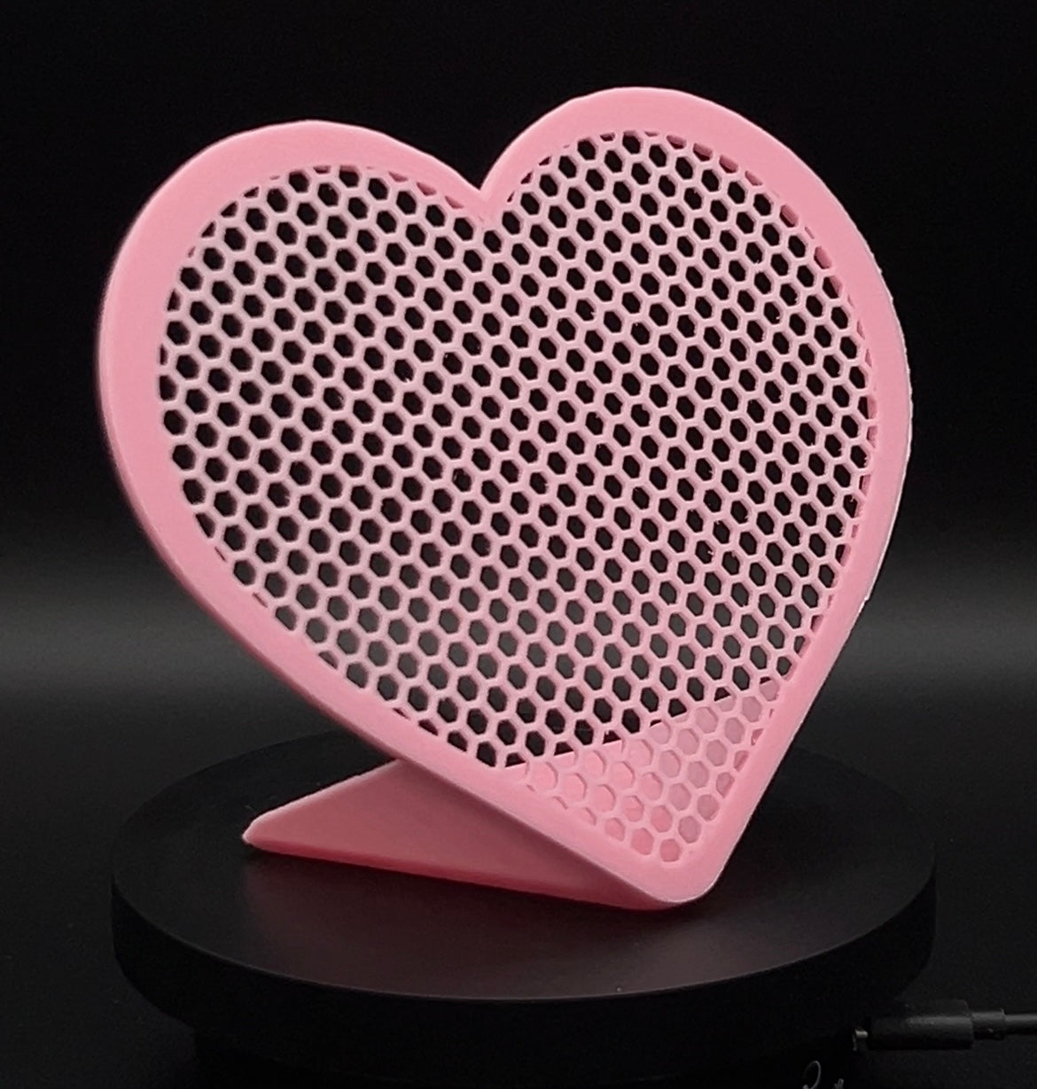 Heart Shaped Jewelry & Collectible Pin Stand