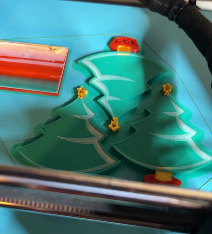 3D Printed Xmas Tree Refrigerator Magnet - Strong Magnet