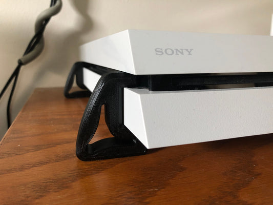 PS4 3D Printed Stands to allow for better Airflow and thermal performance | Docking for Playstation 4 FAT | 3 colors: Black, Green, or Blue