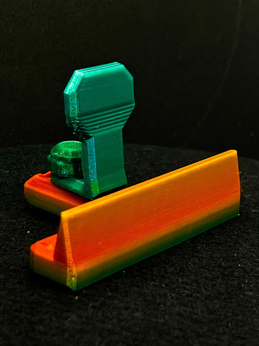 RAINBOW Roll 3Dprinted TCG Stand for Graded Slabs & Top Loaders RANDOM colors