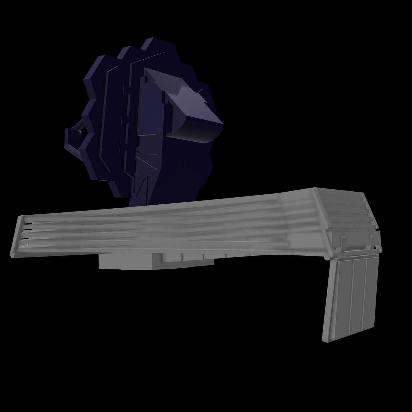 3D Printable JWST 3D Digital Model | James Webb Space Telescope for Multicolor 3D Printing by AG3D Labs