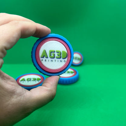 Custom 3D Printed Fidget Spinner for Business Trade Shows, Company Swag, Personalized Merch | ADD YOUR LOGO