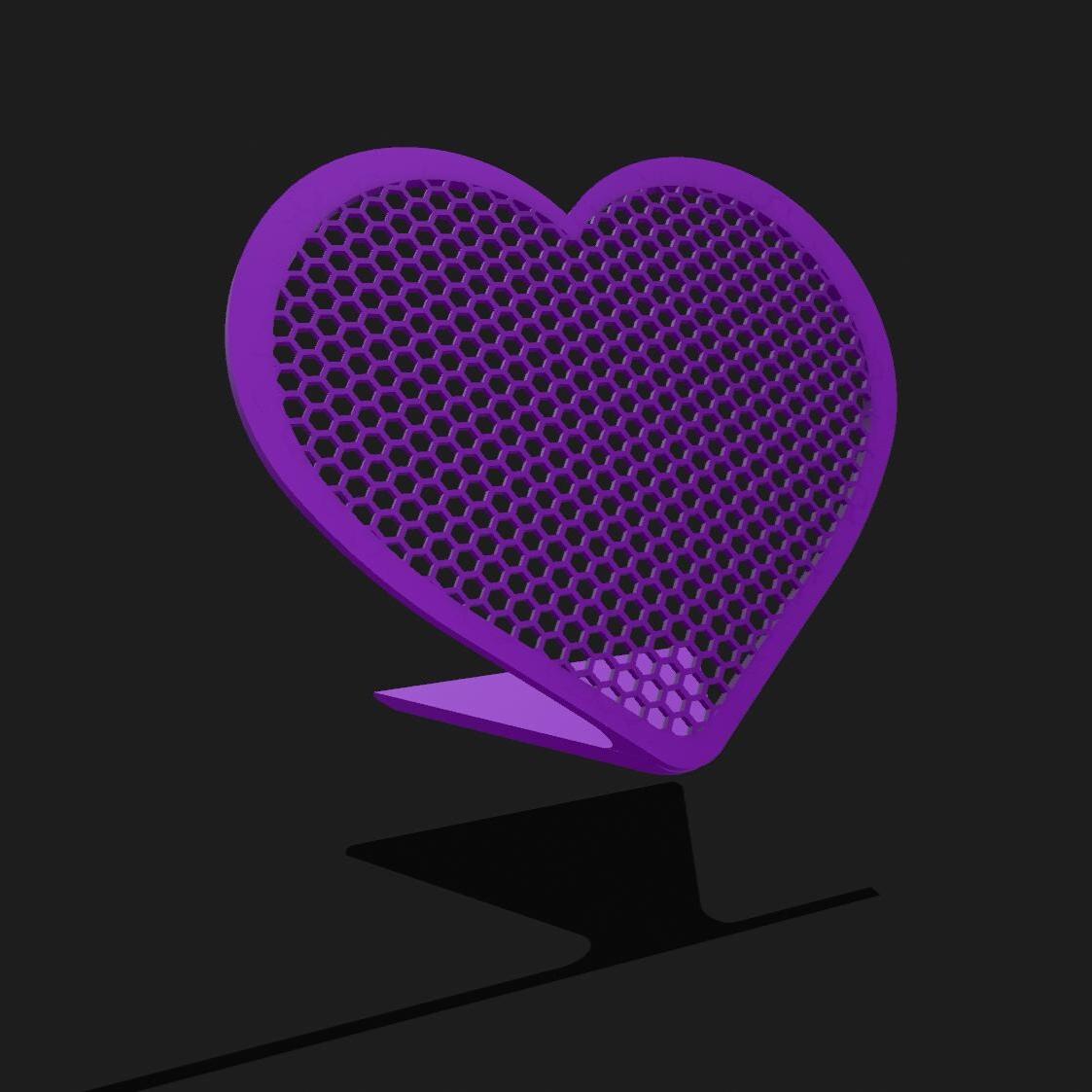 Heart Shaped Jewelry & Collectible Pin Stand