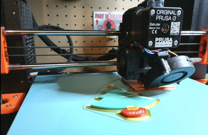 3D Printed Xmas Tree Refrigerator Magnet - Strong Magnet